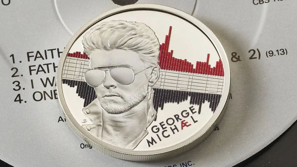 George Michael coin unveiled by the Royal Mint