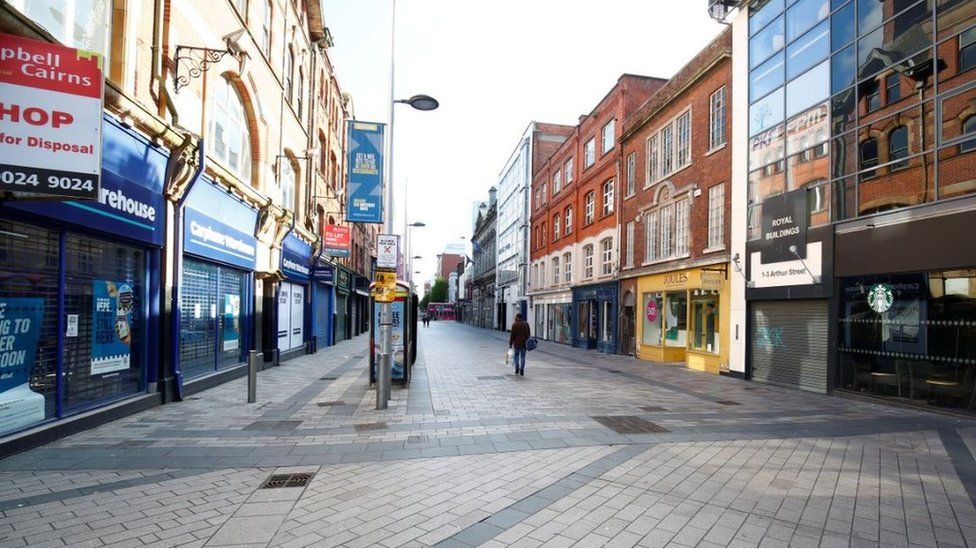 Empty Belfast street