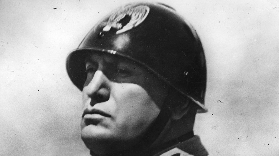 Italian dictator Benito Mussolini in 1934