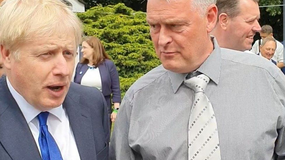 Boris Johnson and Lee Anderson