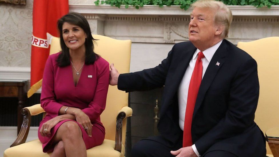 Trump and Haley at the UN