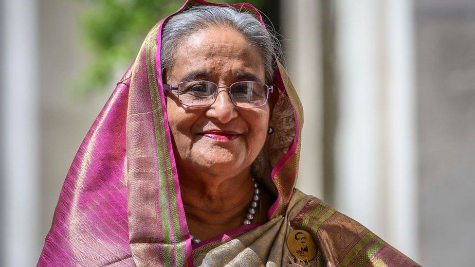 Bangladesh's Prime Minister Hasina Sheikh