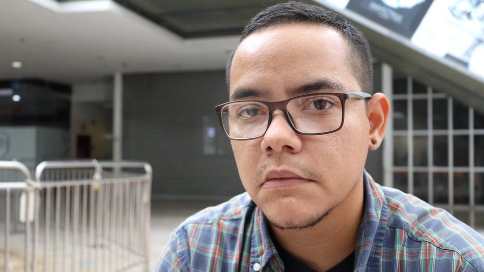 André Bellorín, a transgender man in Caracas, Venezuela