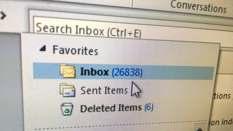 crowded email inbox