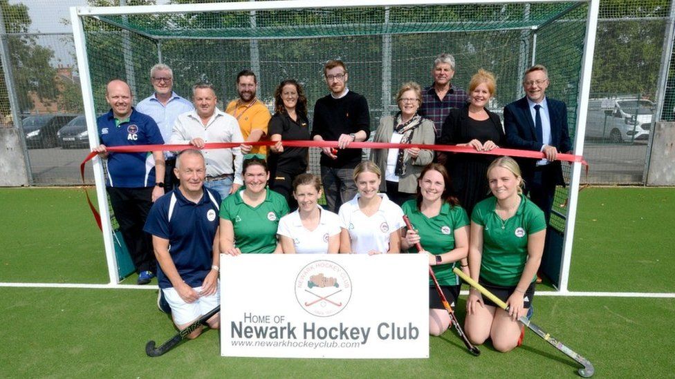 Members of the Newark Hockey Club