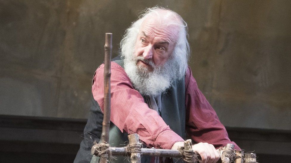 John Stahl appearing in the "Father Comes Home From The Wars" play at the Royal Court Theatre, London in 2016