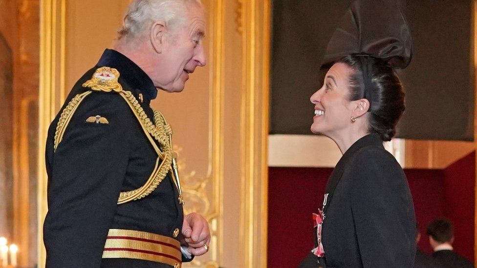 King Charles and Vicky McClure