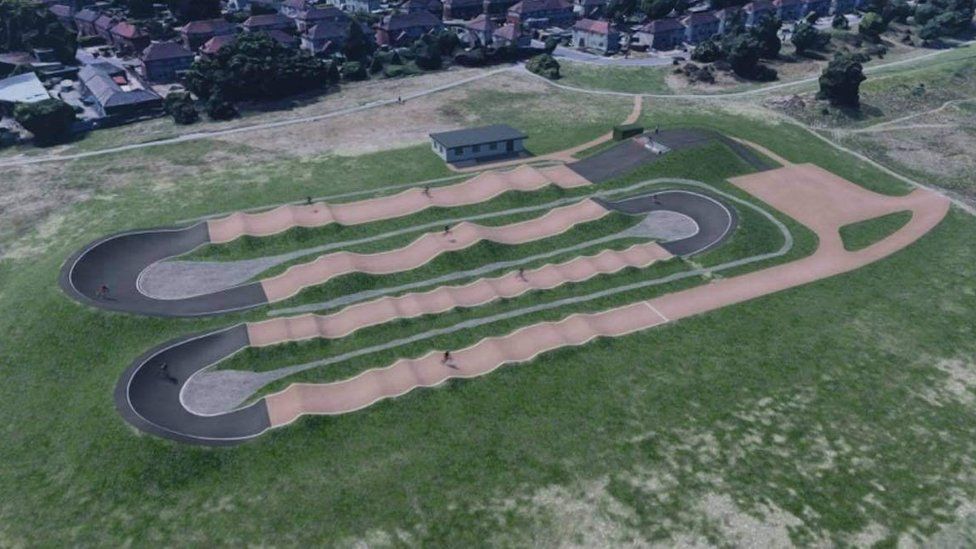 Hopes new Ipswich BMX track will create future Olympians BBC News