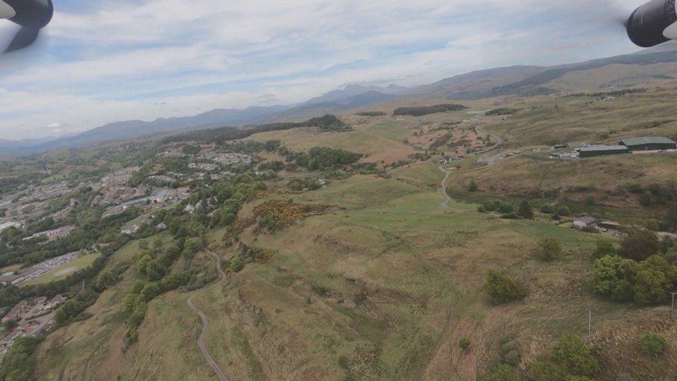 View from a drone