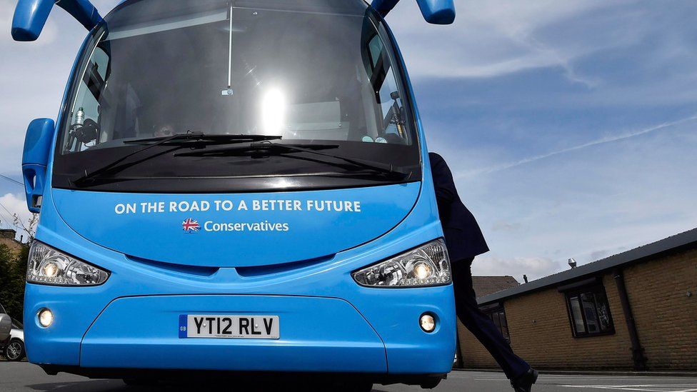 The Conservative battle bus