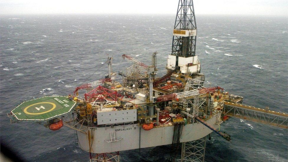 North Sea platform