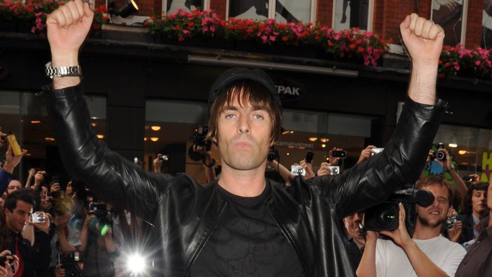 Liam Gallagher attends the launch party for new store Pretty Green on July 29, 2010 in London