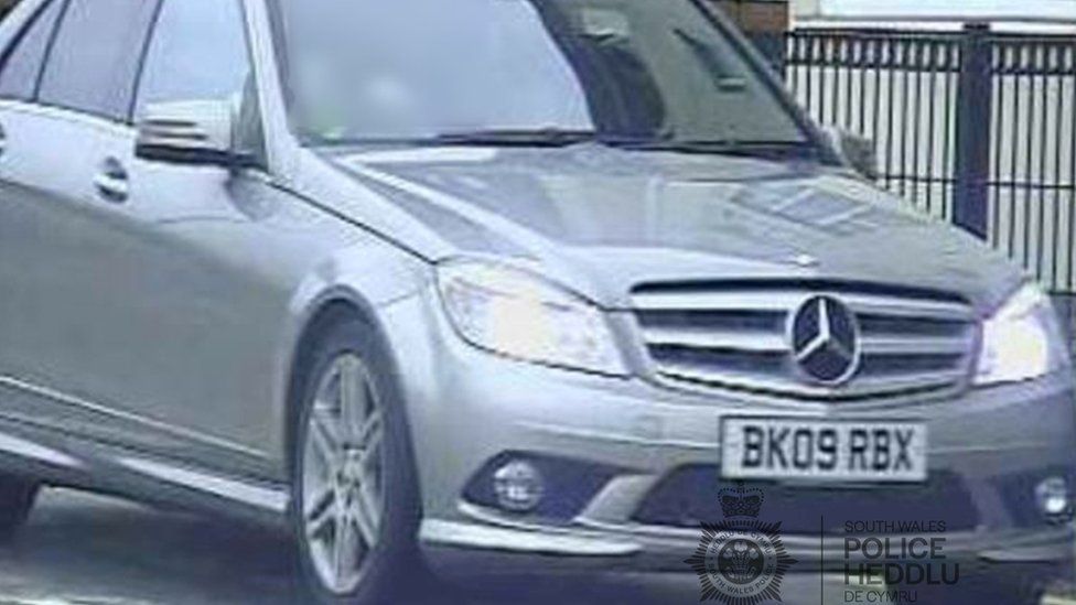 Police are still trying to trace this Mercedes car