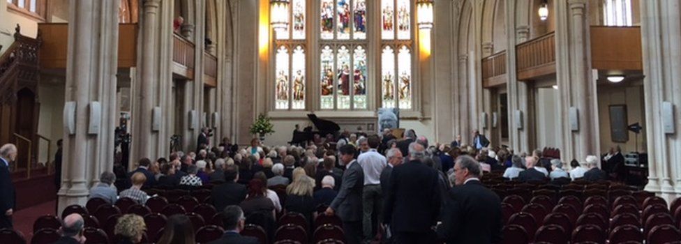 The Nicholas Winton memorial service