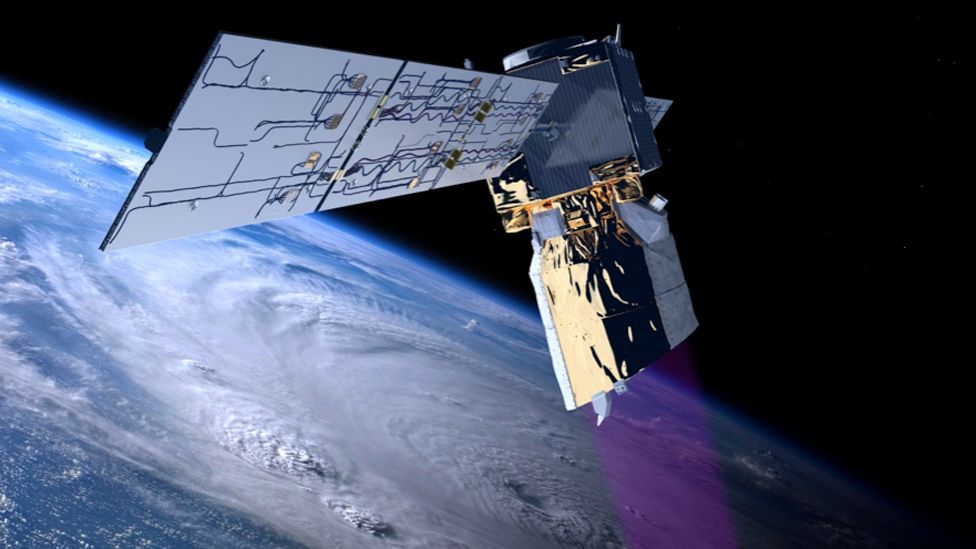 Aeolus satellite takes fiery plunge to Earth - bbc.com