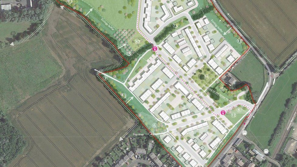 Plans for up to 145 homes