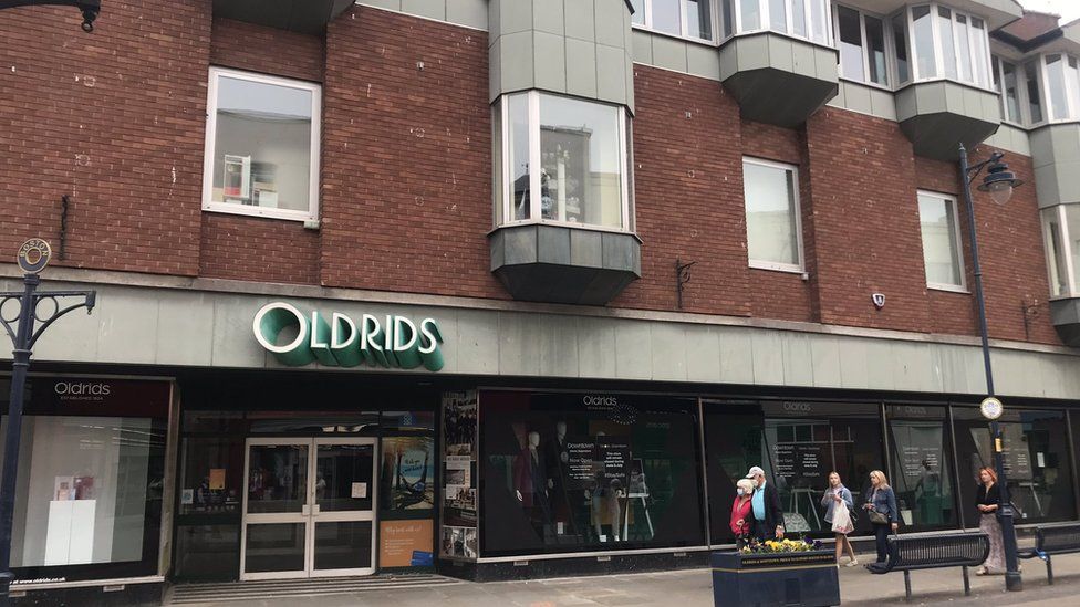 Oldrids current shop in Boston Lincolnshire