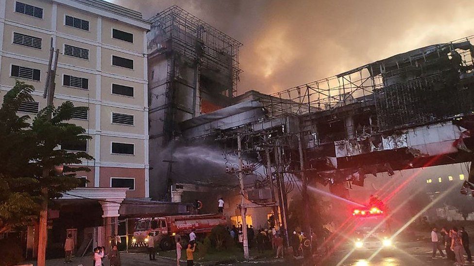Aftermath of Poipet fire