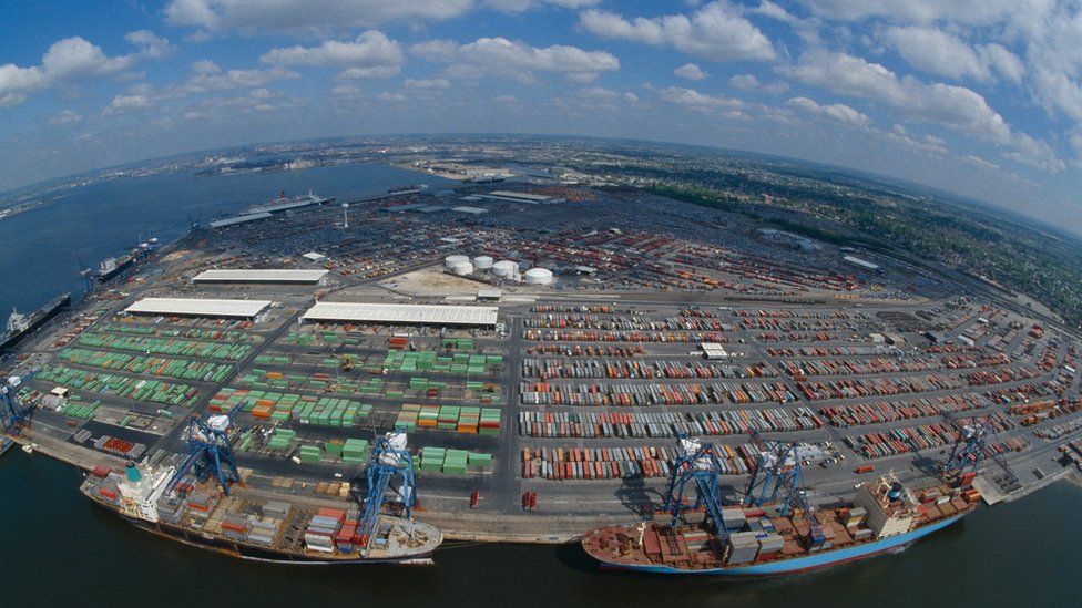 Baltimore container port