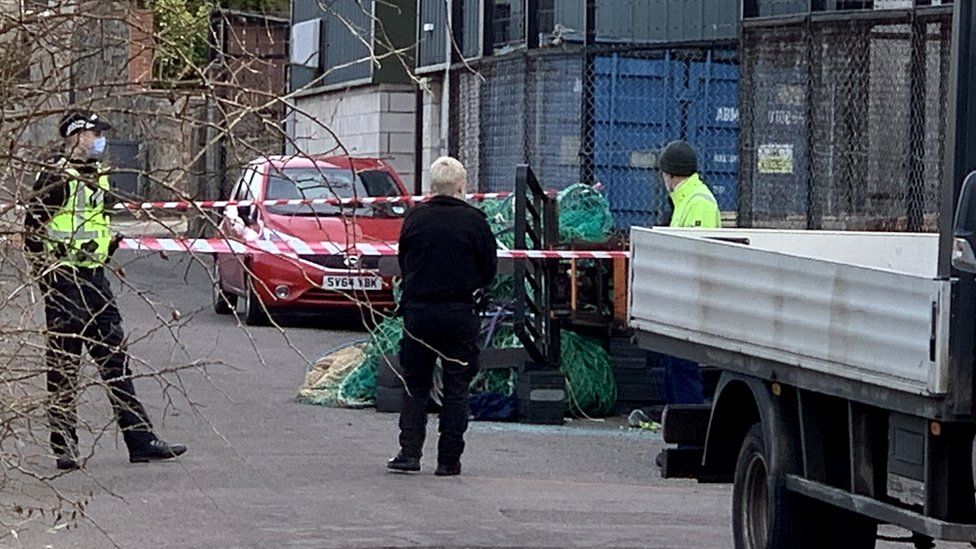 Man taken to hospital after forklift accident in Aberdeen BBC News