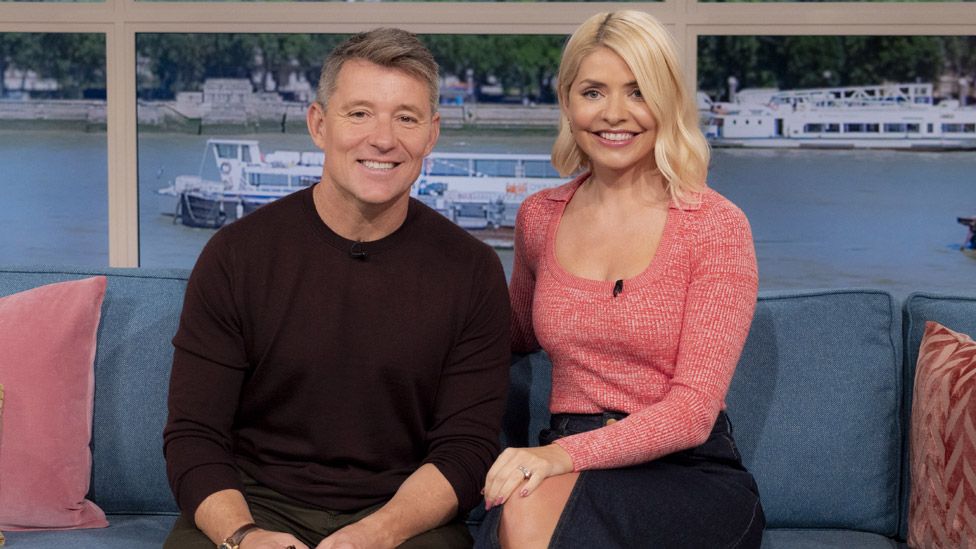 Ben Shephard and Holly Willoughby on This Morning on 27 September 2023
