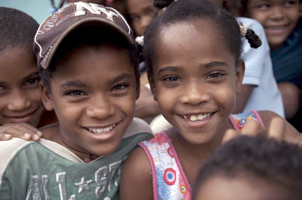 Catherine and his cousin Carla, Guevedoces in the Dominican Republic