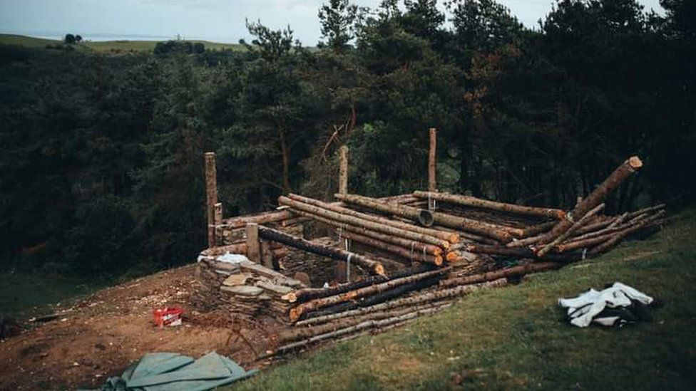 Structure of castle - first stages