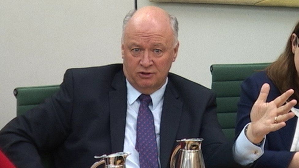 David Simpson made his remarks at a Westminster committee
