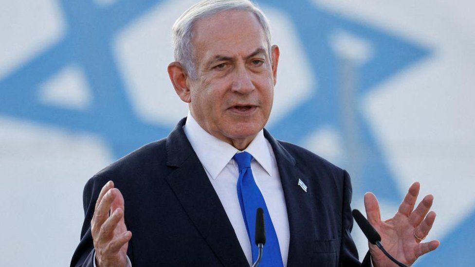 Israeli Prime Minister Benjamin Netanyahu 5 July.