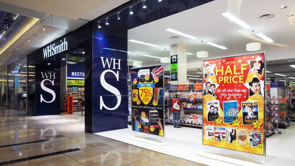 A WH Smith high street store