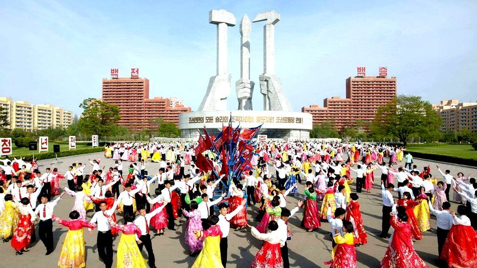 Parade in Pyongyang
