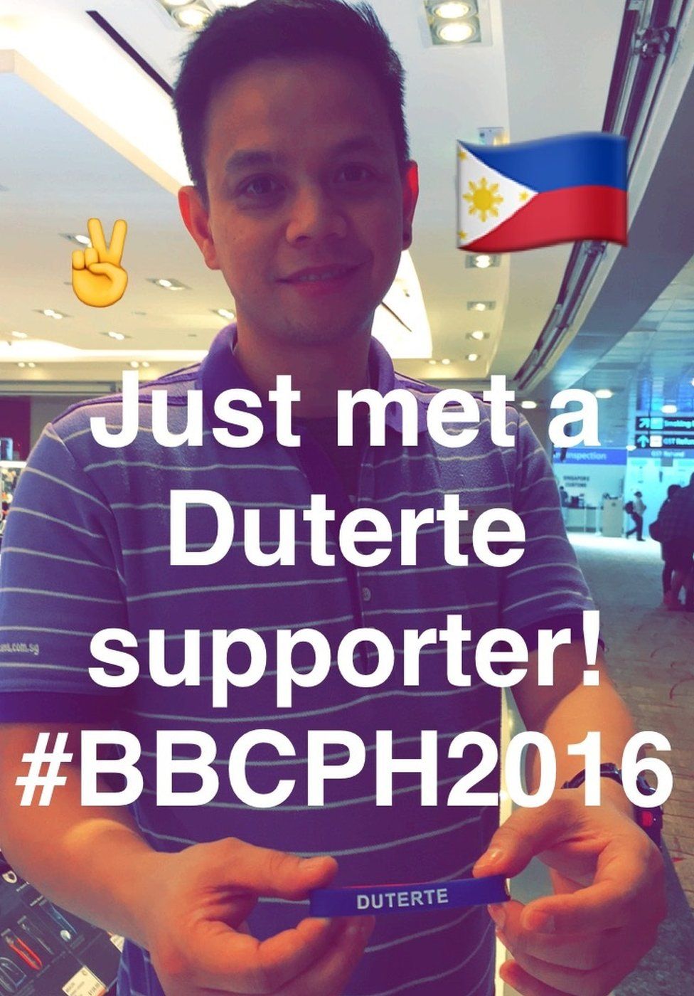 Duterte supporter