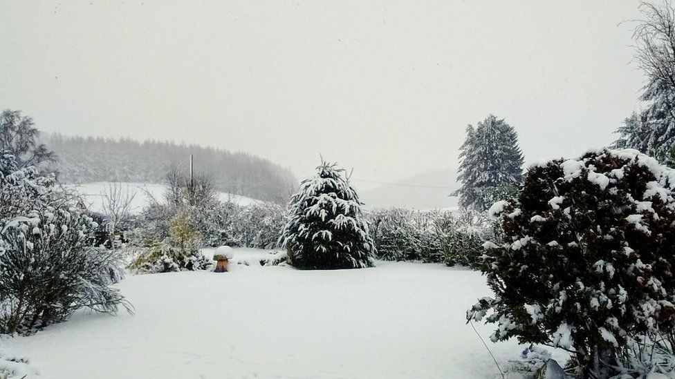 Snow in Moray