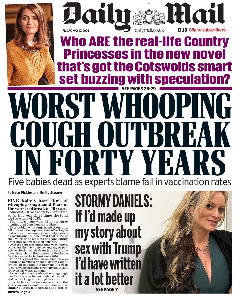 The Mail front page