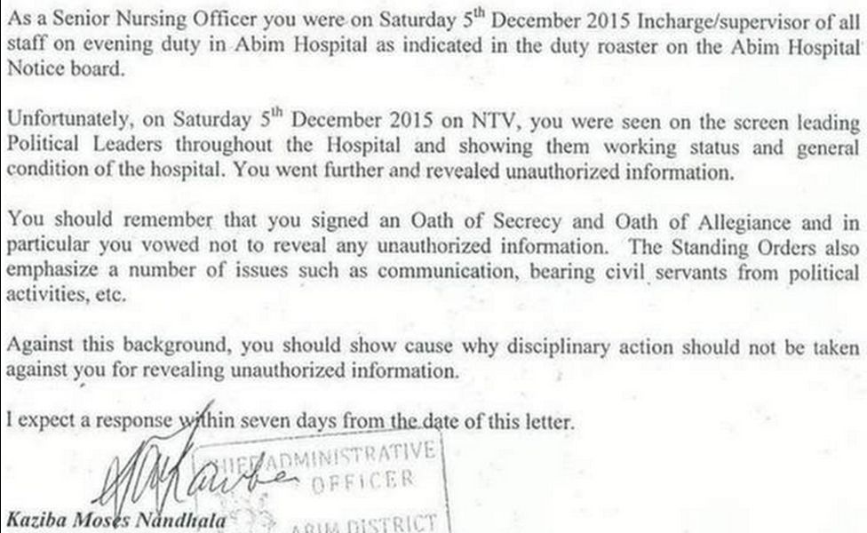 Letter extract