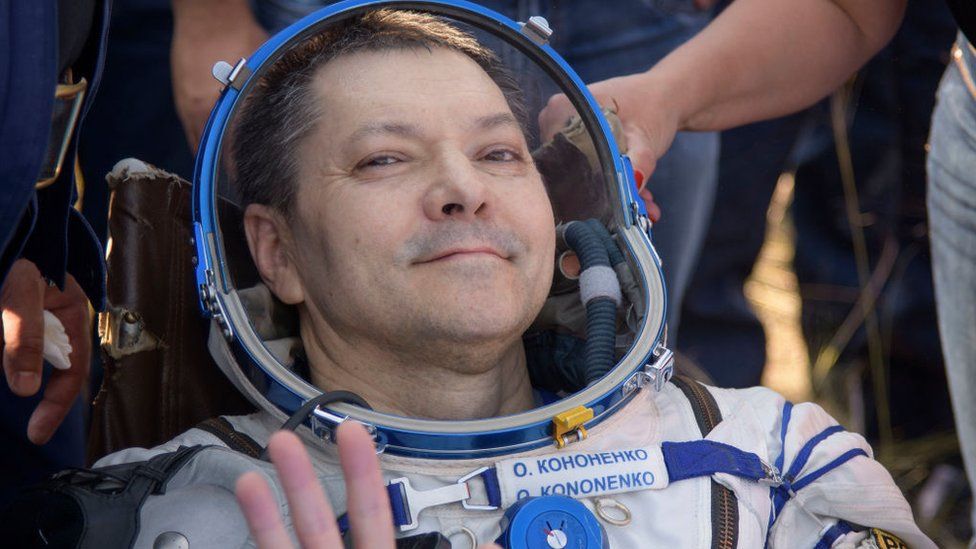 Cosmonaut Oleg Kononenko Sets New Record For Most Time In Space - BBC ...