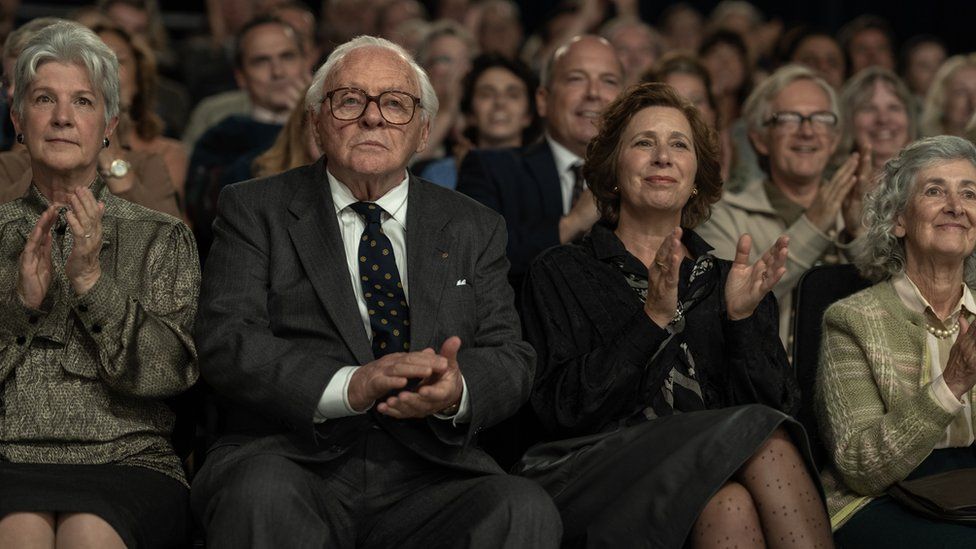 Anthony Hopkins as Nicholas Winton in One Life