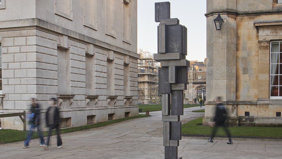 Anthony Gormley sculpture in memory of Alan Turing