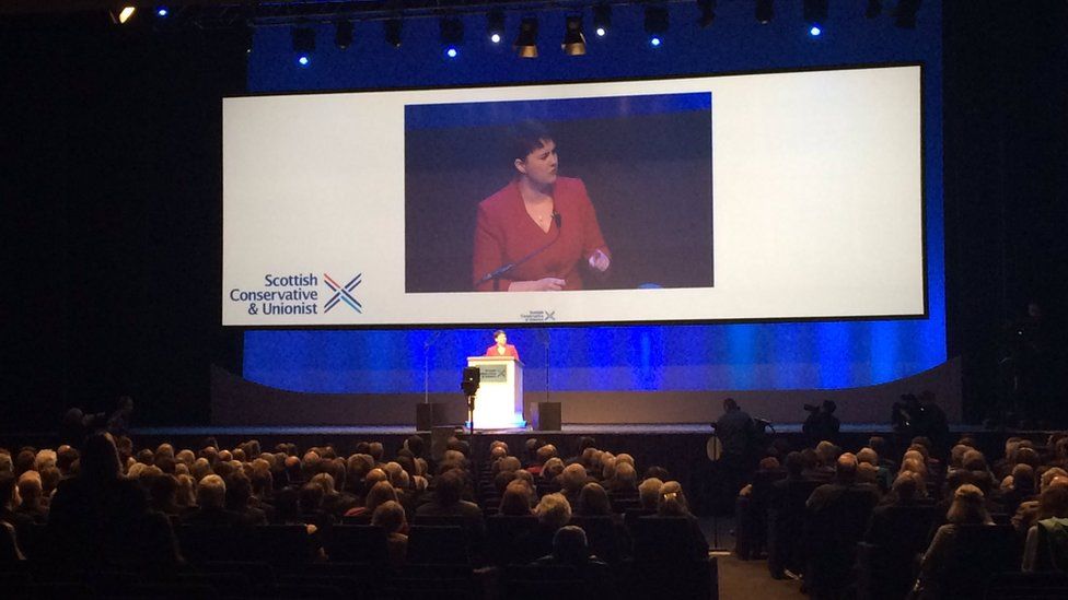 Ruth Davidson at the 2017 conference