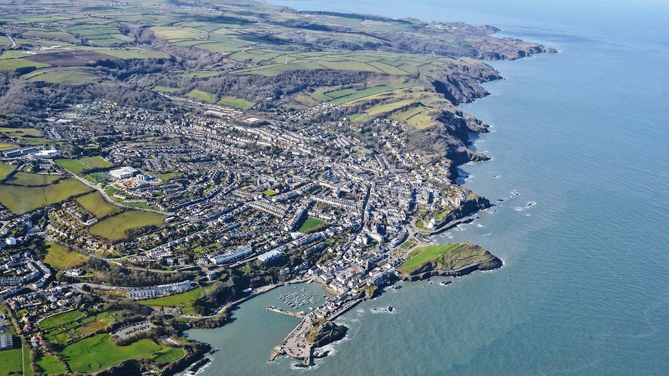 Ilfracombe aerial view