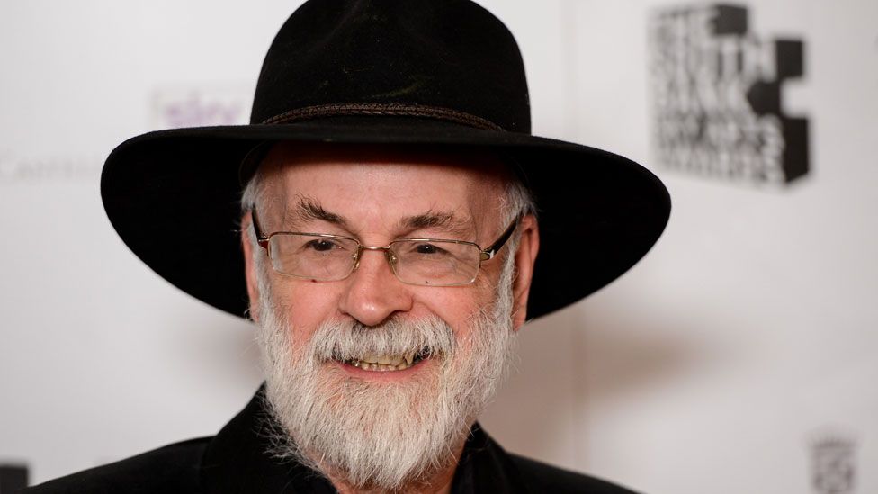 Sir Terry Pratchett in 2012