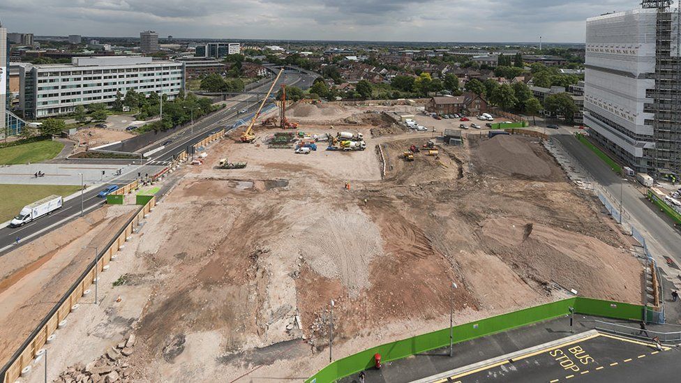 Building begins at Coventry's £59m Friargate business district BBC News