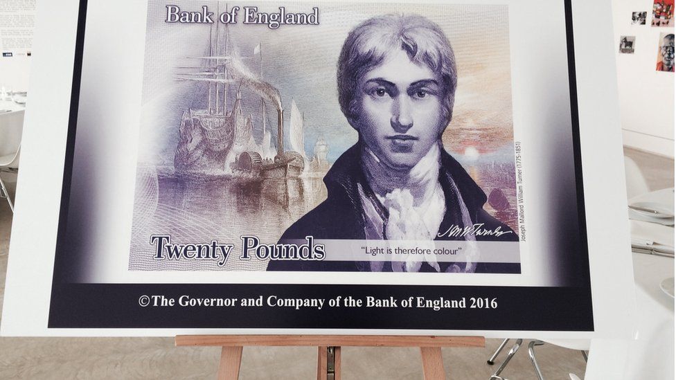 Design for new Bank of England £20 note