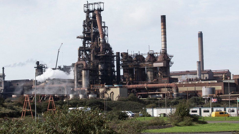 Tata's Port Talbot steelworks site
