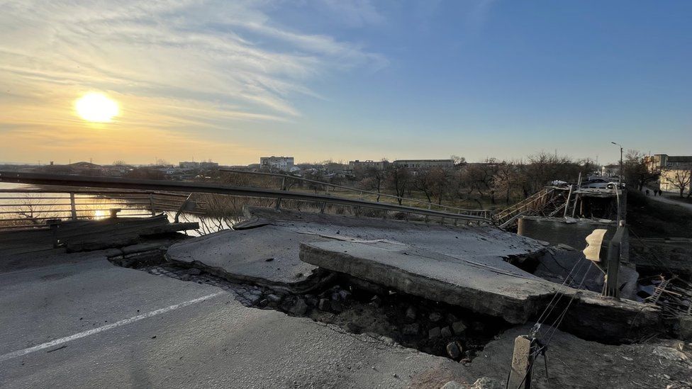 Voznesensk's strategically important bridge