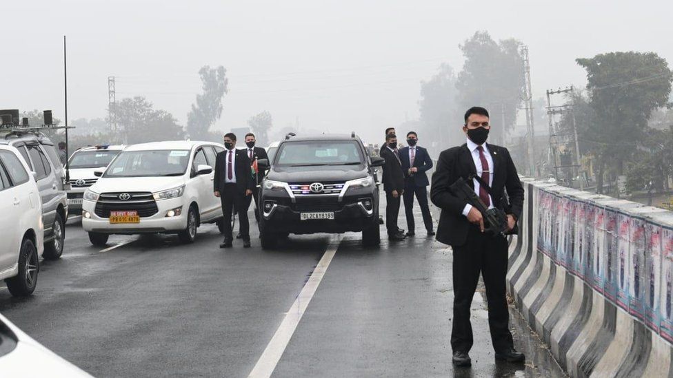 India PM Narendra Modi trapped on Punjab flyover in security breach - BBC  News