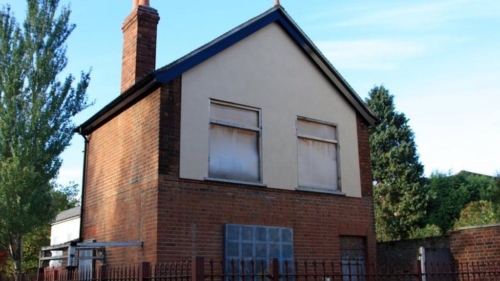 empty derelict house