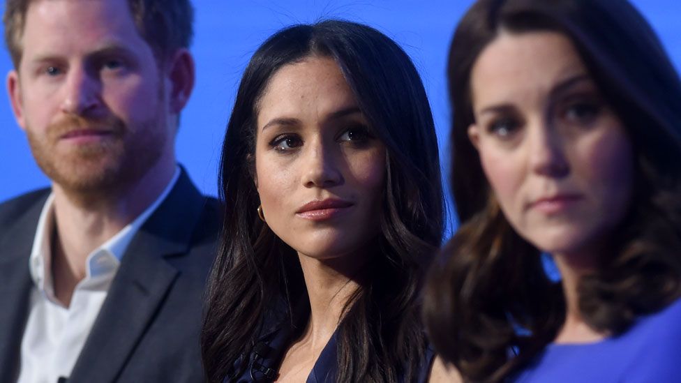 Prince Harry, Meghan Markle and the Duchess of Cambridge