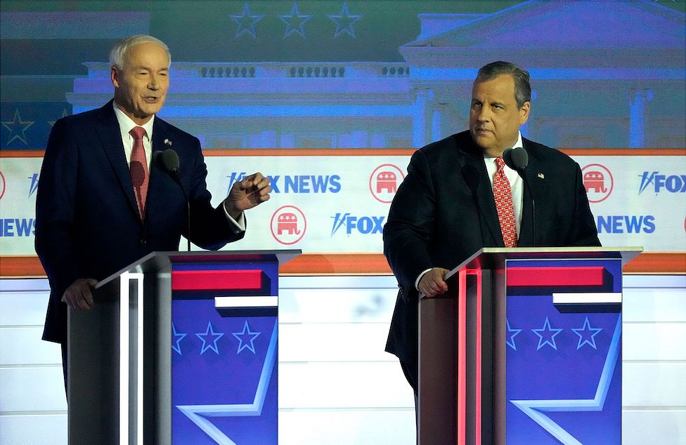 Asa Hutchinson and Chris Christie