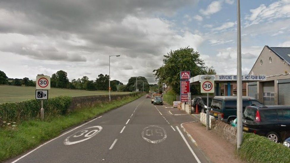 Driver caught doing double the speed limit through Kettlebridge BBC News